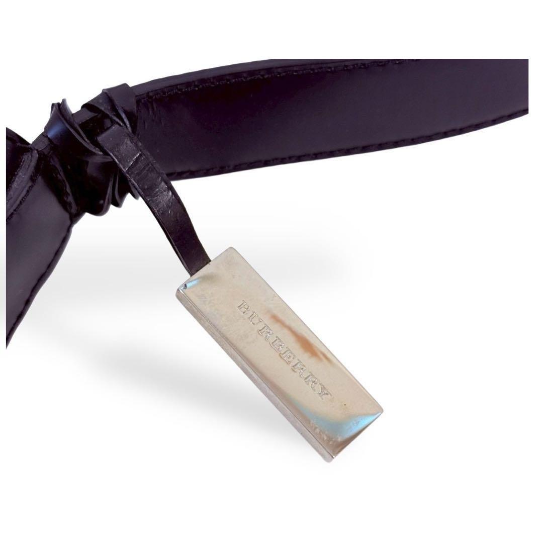 バーバリーロンドン ワンショルダーバッグ ノバチェック ロゴプレート Y2K