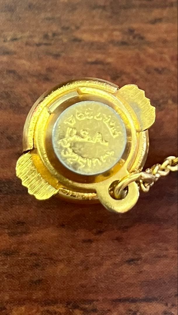 K18 ネクタイピン 六角形