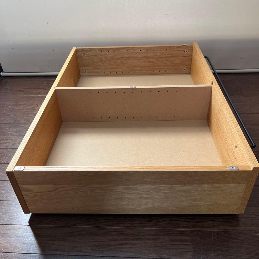 無印良品 ベッドフレーム下収納・小・高さ18.5ｃｍタイプ 2台セット（蓋付き）