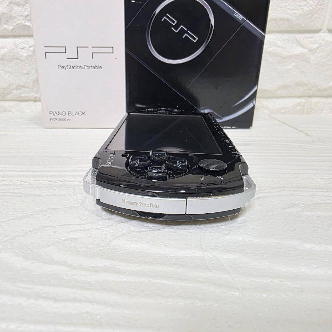 【美品】【完品】PSP 3000 PB ピアノブラック　箱付き　新品バッテリー付