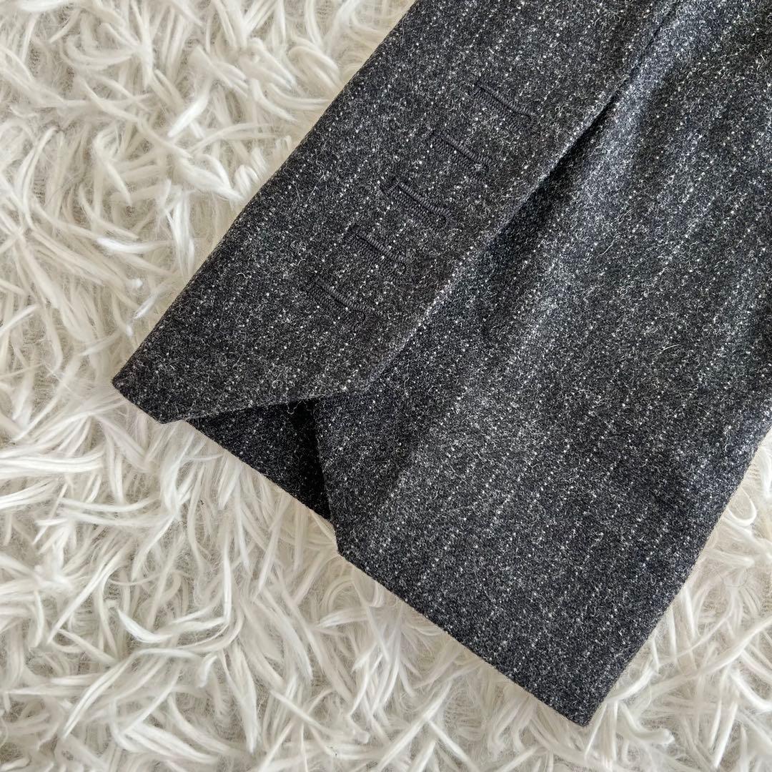 ザディグエヴォルテール　テーラードジャケット　ストライプ　イタリア生地　グレー