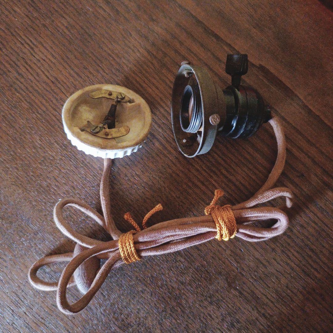 【赤】 切子 電笠 ガラス 花模様 被せ 照明 大正 ライト 乳白 シェード