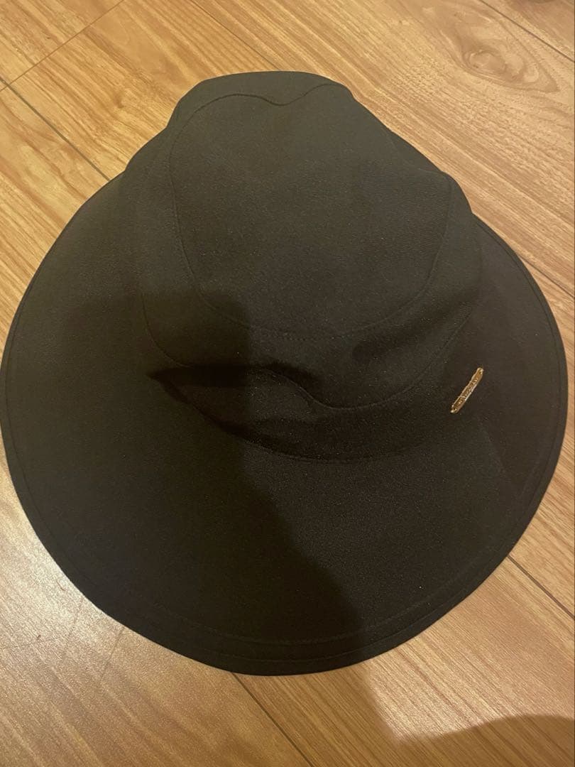 芦屋ロサブランプレーンハット 13cmブラックM