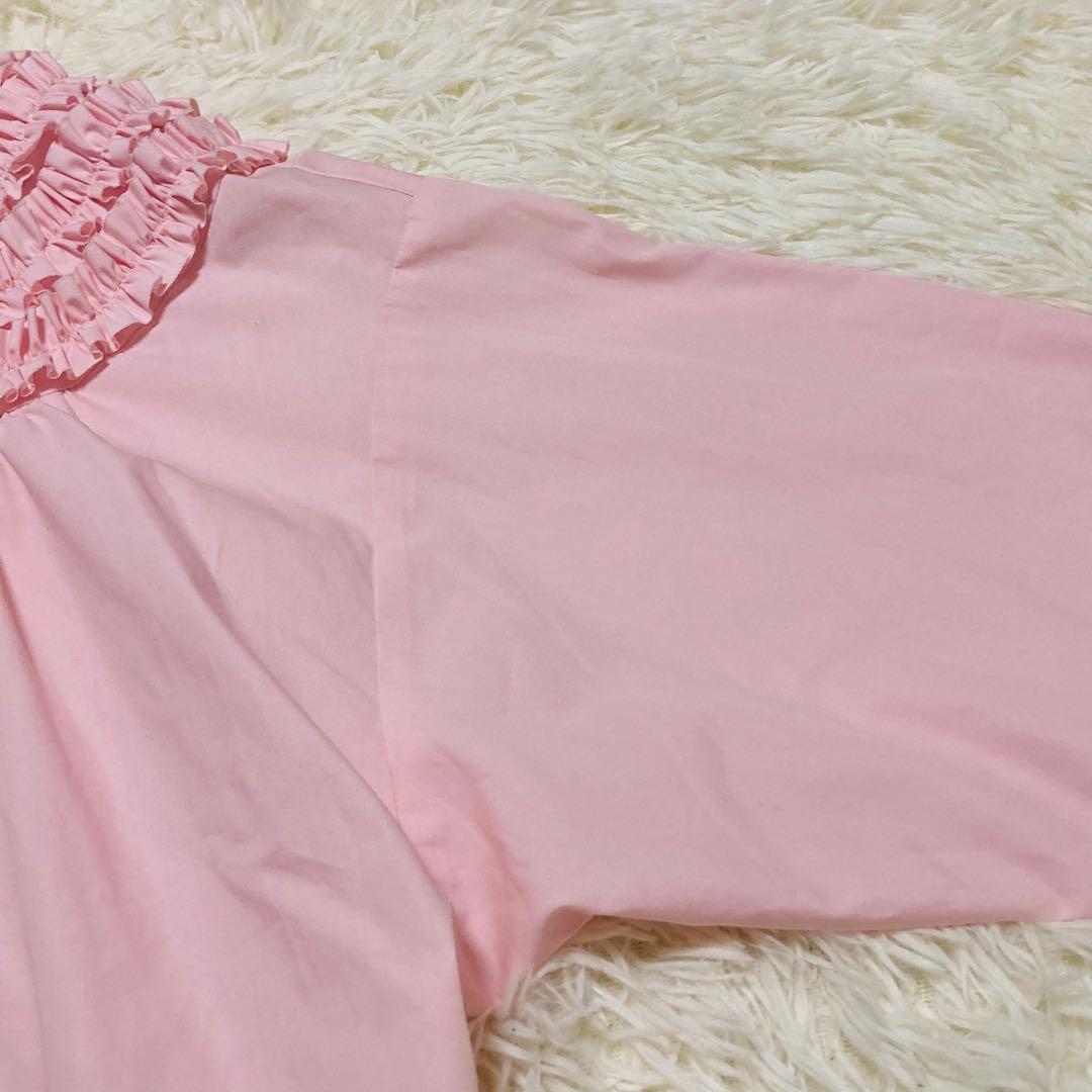 【大人気】ロージーモンスター　ミニフリルブラウス　ピンク新品タグ付き