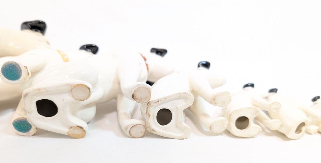 ビクター犬 まとめて 10体 陶器製 昭和レトロ 当時物 アンティーク