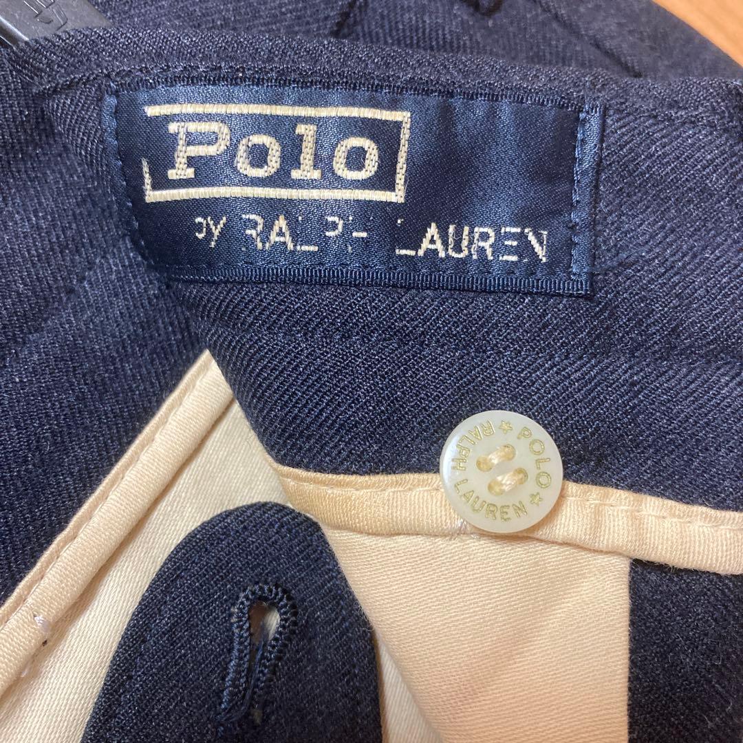 ポロラルフローレン　polo by ralph lauren スーツ　ウール　紺