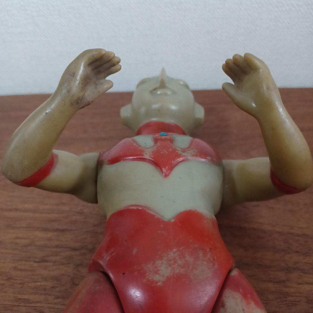 当時もの　希少ブルマァク製　285㎜「ウルトラマン」ソフビフィギュア