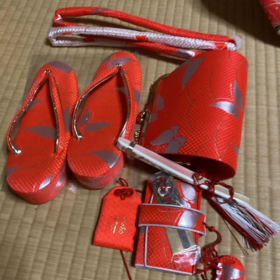 七五三　七歳フルセット　帯幅17、5センチ　草履21センチ