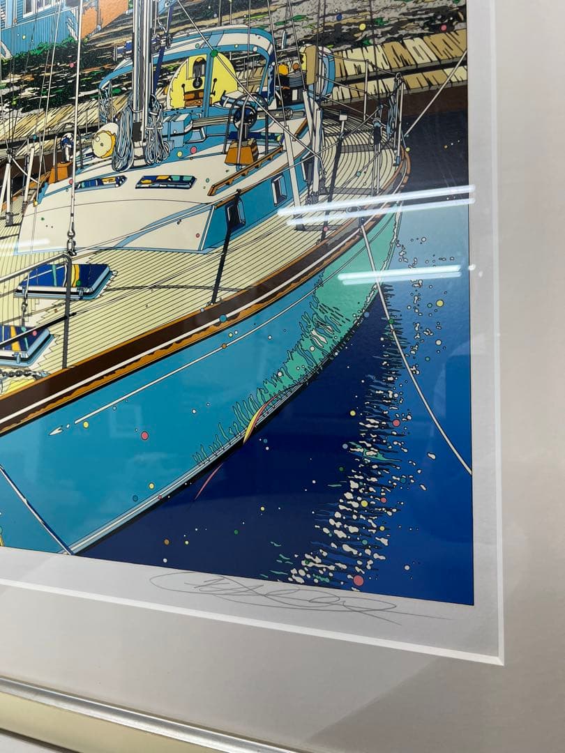 鈴木英人　「果てしなき君の旅」 シルクスクリーン　サイン入り　ED134/200