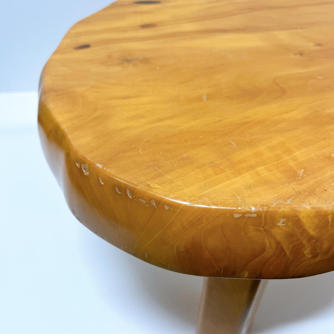 【良品✨送料無料】天然木 一枚板 座卓 ローテーブル 無垢材 68×37cm