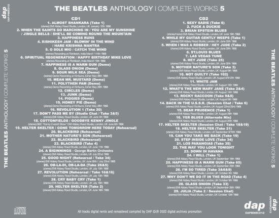 THE BEATLES - ANTHOLOGY 1-7 セット