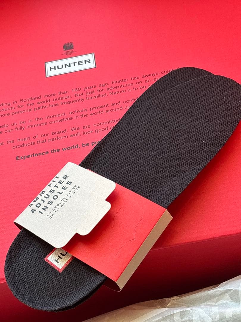 新品未使用 HUNTER バルモラル ロングブーツ UK8 ダークオリーブ