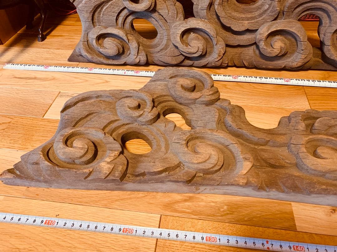 木製装飾　宮大工作品　屋根装飾