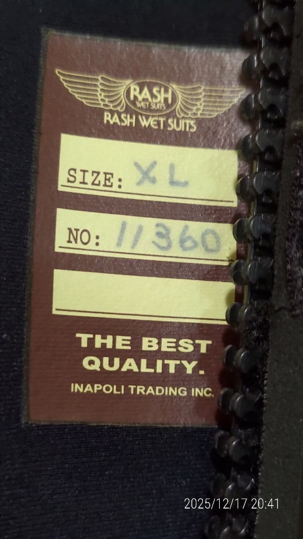 RASH WET SUITS ラッシュウェットスーツ 美品