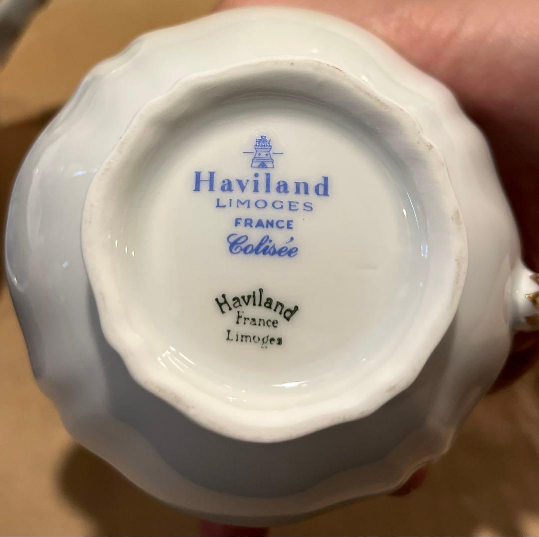 希少 アビランド リモージュ ティーポット シュガーポット クリーマー 3点