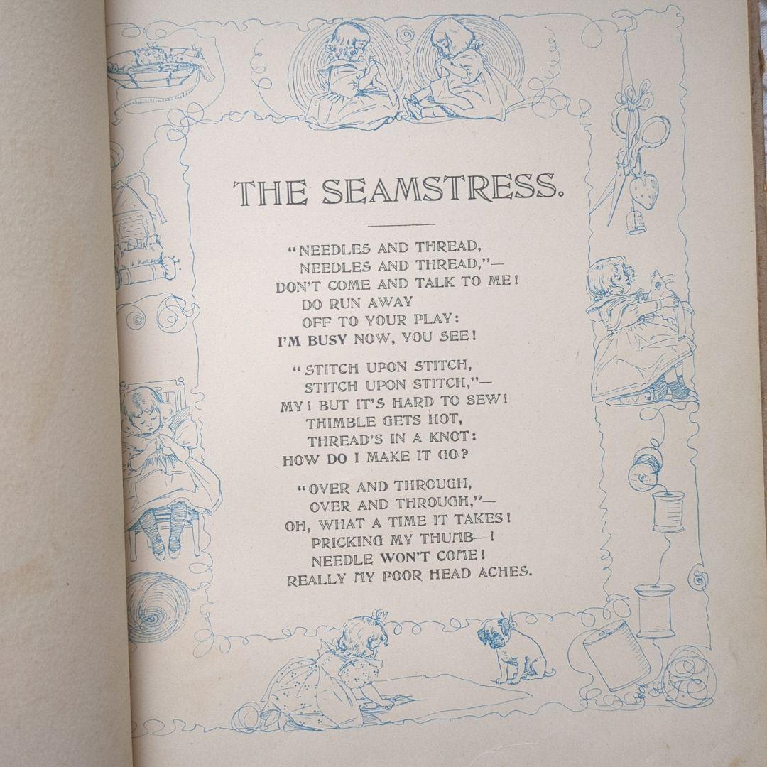 超稀少モードハンフリー 児童書 洋書古書 絵本 ヴンテージ ヴィクトリアン