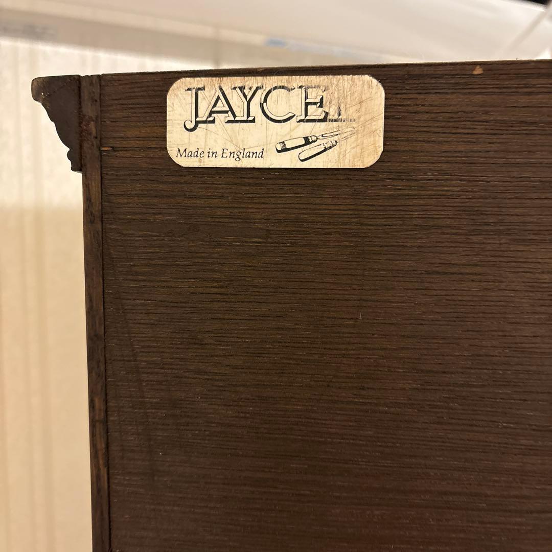 英国製ジェイシーファニチャー製アンティーク家具飾り棚コーナーキャビネット良品！