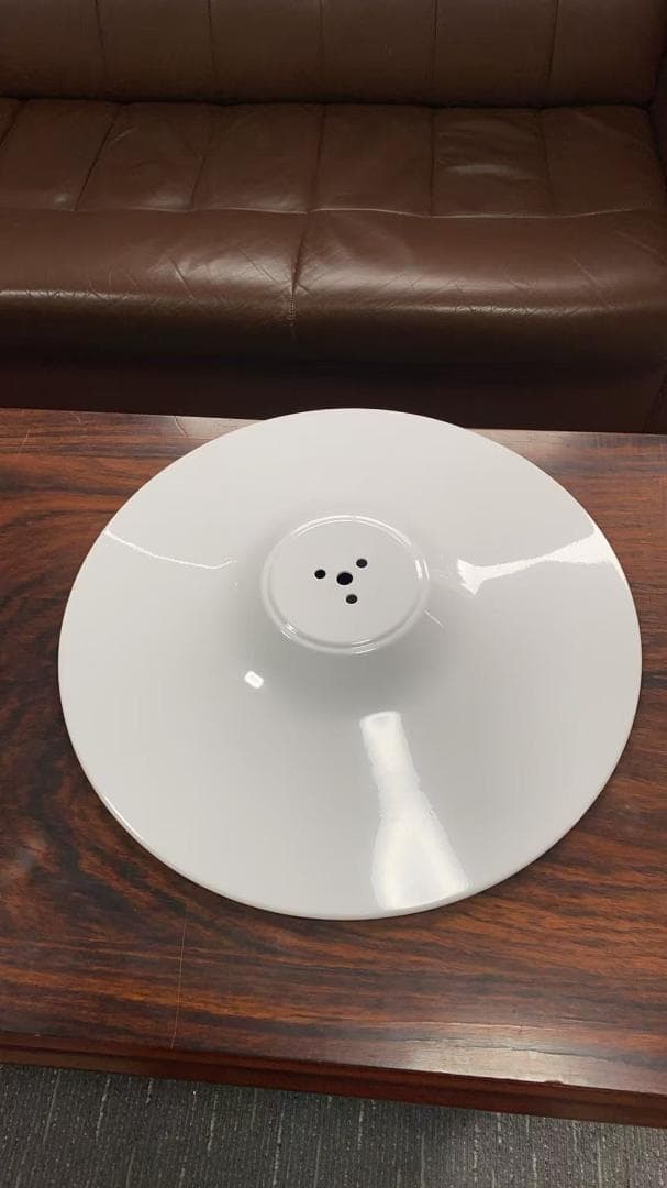 円形ホワイトダイニングテーブル訳あり品　写真をご確認 TBL01-80-03