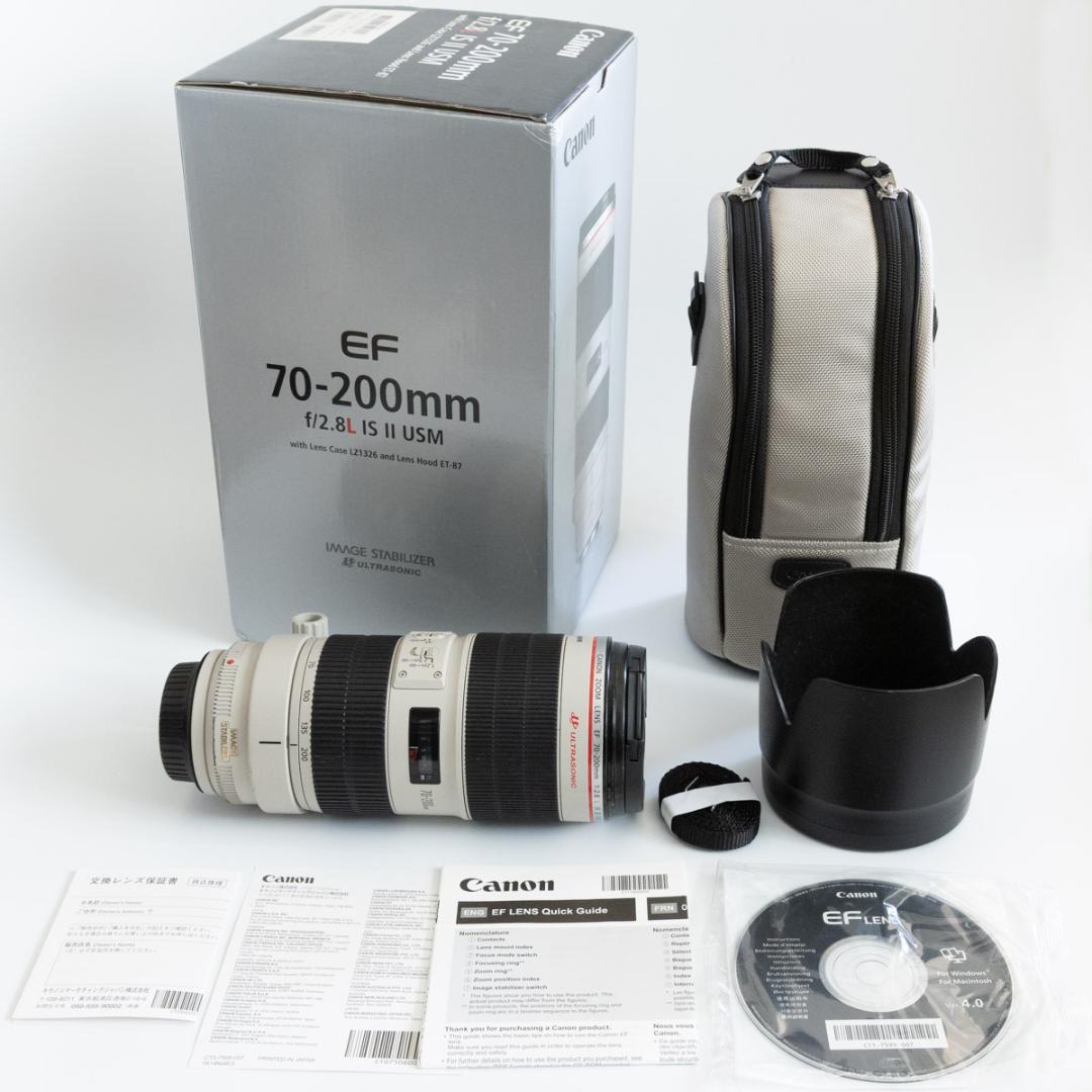 Canon EF 70-200mm f/2.8L IS II USM ケース付