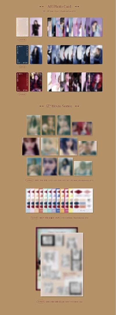 アイドル IZ*ONE One-reeler Act IV 4th Mini Album