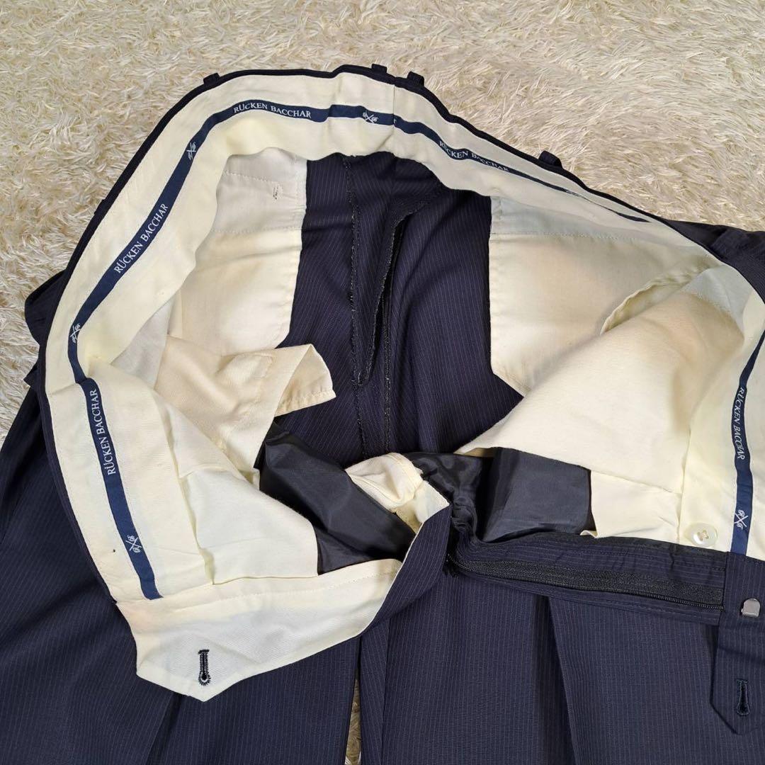 希少サイズ　RUCKEN BACCHAR FINTES　イタリア生地　スーツ