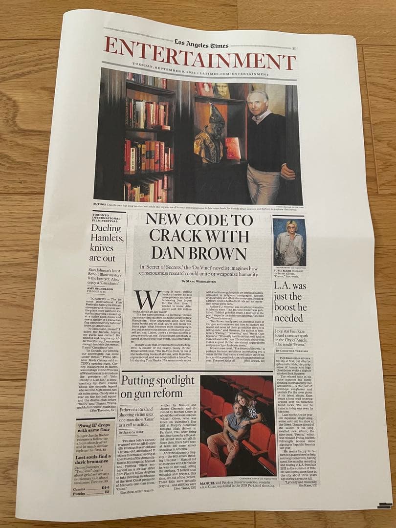 直筆サイン入り☆藤井風☆Prema☆初回限定盤＋ロサンゼルスタイムズ紙セット