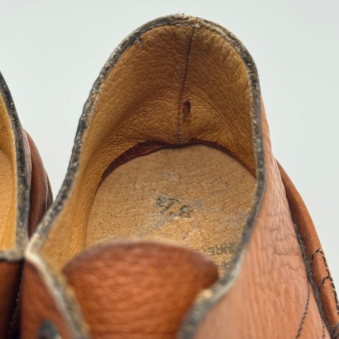 希少 クラークスClarks 旧タグ モカシン ネイチャーシボ革 ギリシャ製