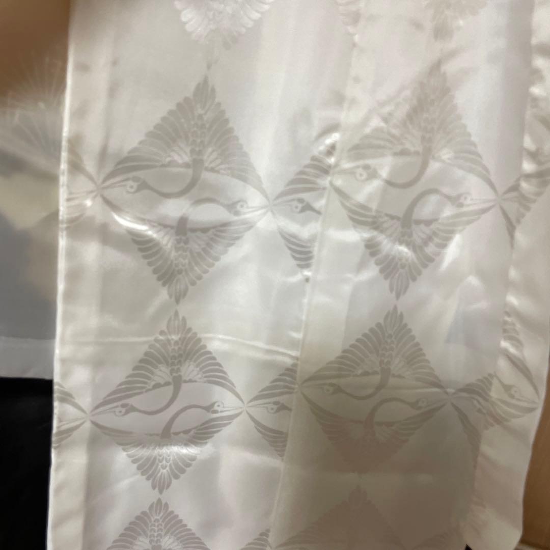 豪華　産着　一つ身　掛け着　鷹　刺繍柄　正絹　宮参り男の子着物