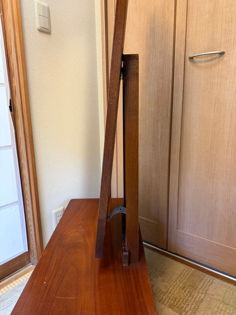 【送料込み】木製ドレッサー・鏡台 大きめ鏡 3引き出し