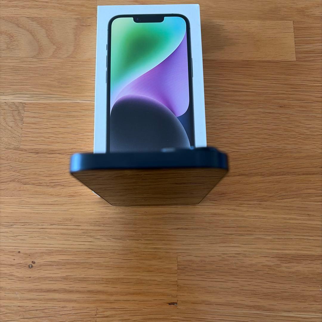 iPhone14本体 ミッドナイト 128GB au iFaceカバー2点付き