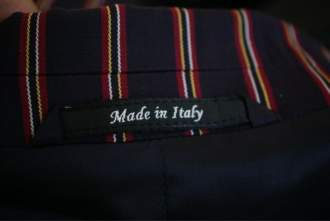 V*E様 美品 maison margiela ジャケットスリング ストライプ