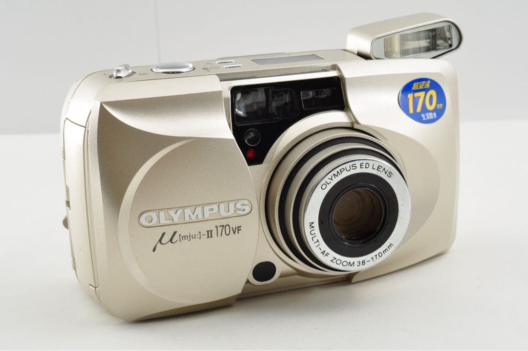 美品　OLYMPUS μ-ii mju 170 VF ミュー フィルムカメラ
