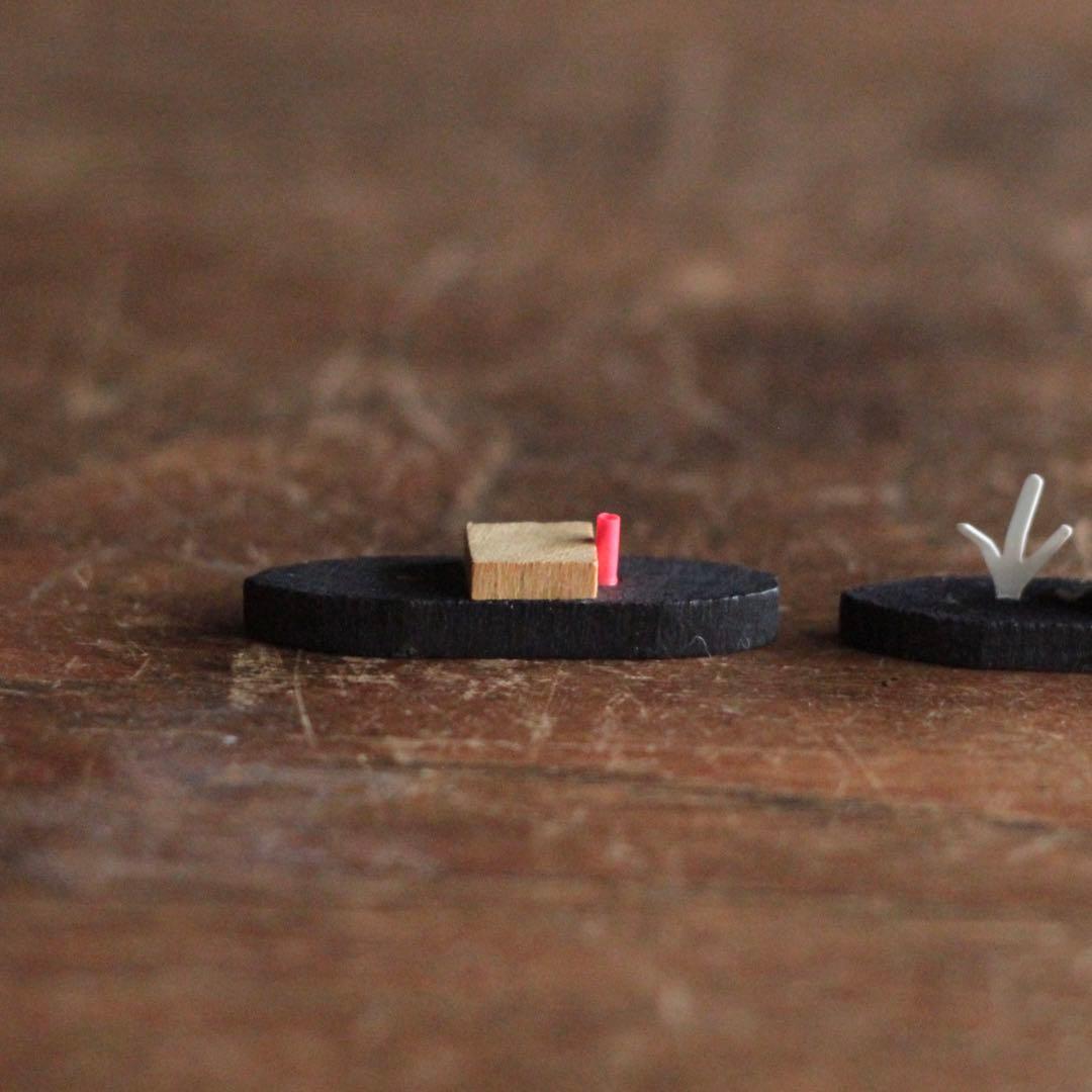 昭和 グリコ おまけ 木製 船 3個セット アンティーク 古道具