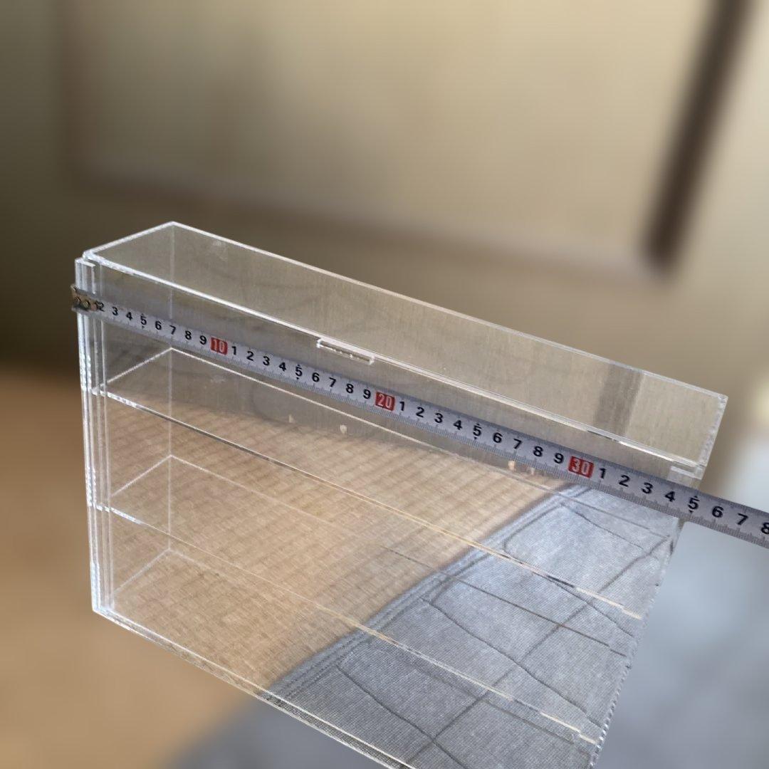 【新品】アクリルコレクションボックス 、スライド引き戸付き