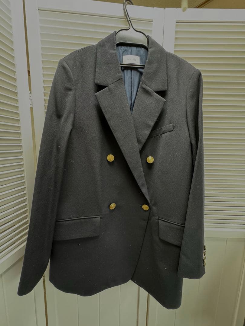 DES PRES ハードウールオックスフォード ダブルブレストジャケット 新品