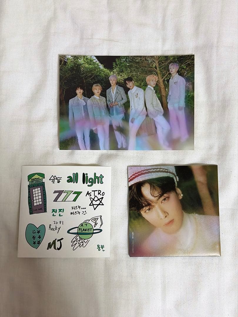 ASTRO All Light チャウヌ直筆サイン入り