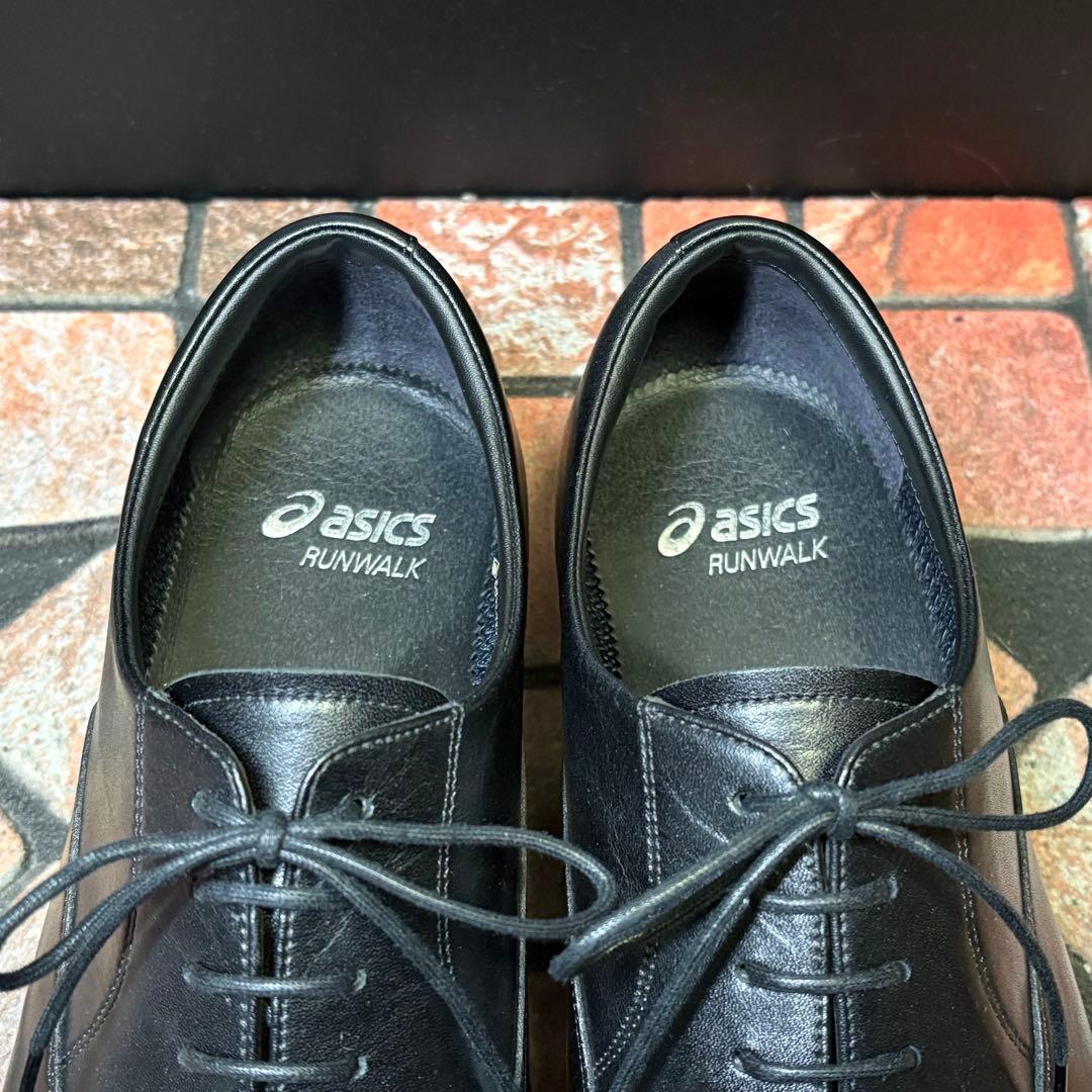 アシックス ランウォーク　ビジネスシューズ 革靴　ゴアテックス　26.5cm 黒