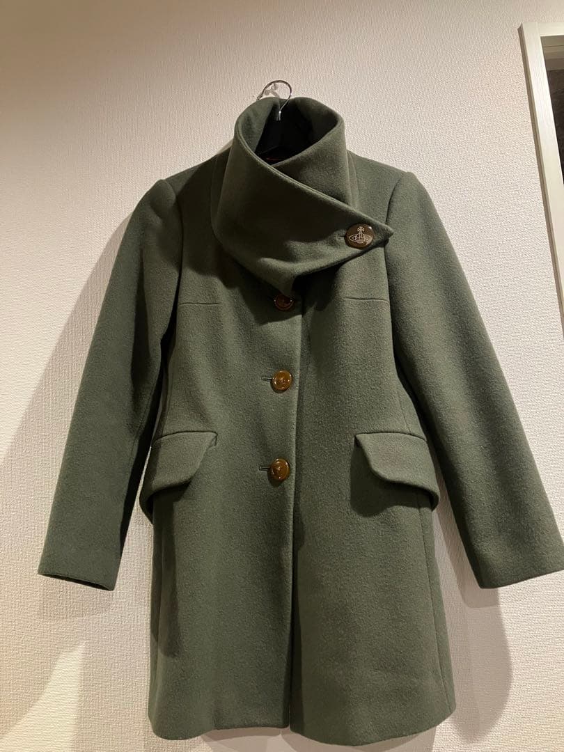 Vivienne Westwood オリーブグリーン ウールコート