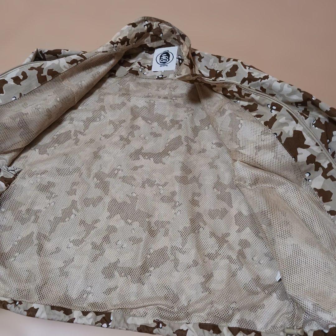 y*n様 BAPE×STUSSY カモフラージュ ナイロンジャケット