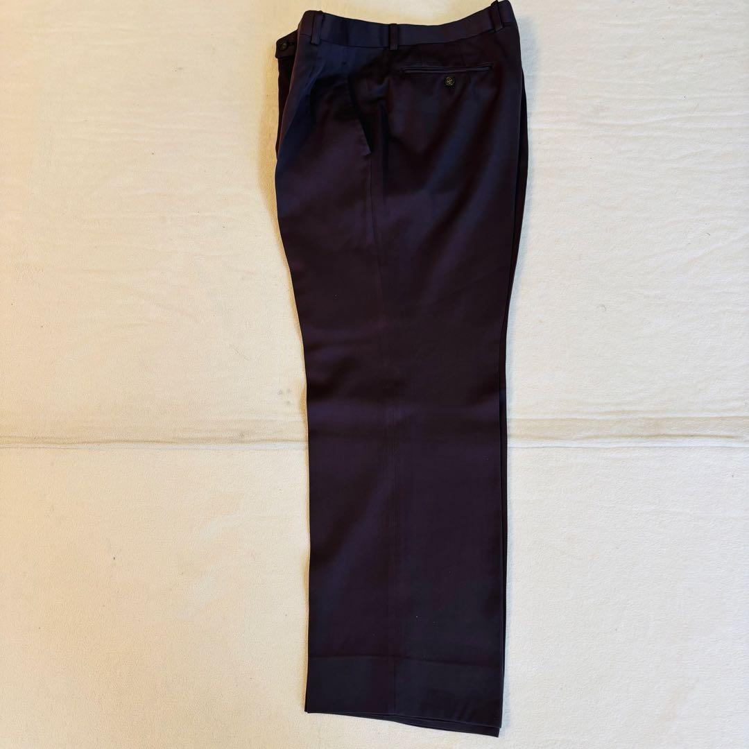 LANVIN スーツ ダークボルドー M 記名あり