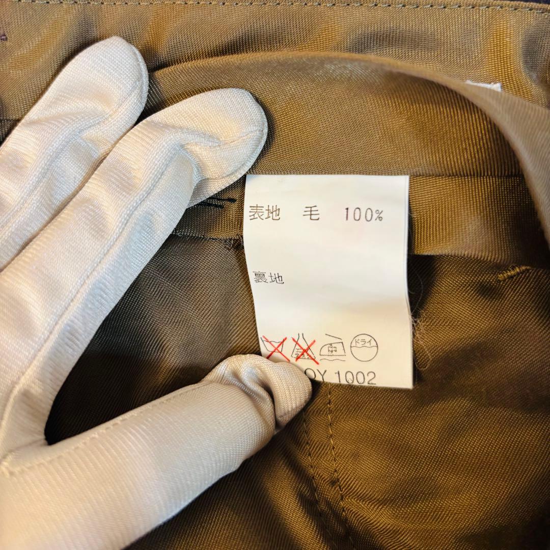 LANVIN スーツ ダークボルドー M 記名あり