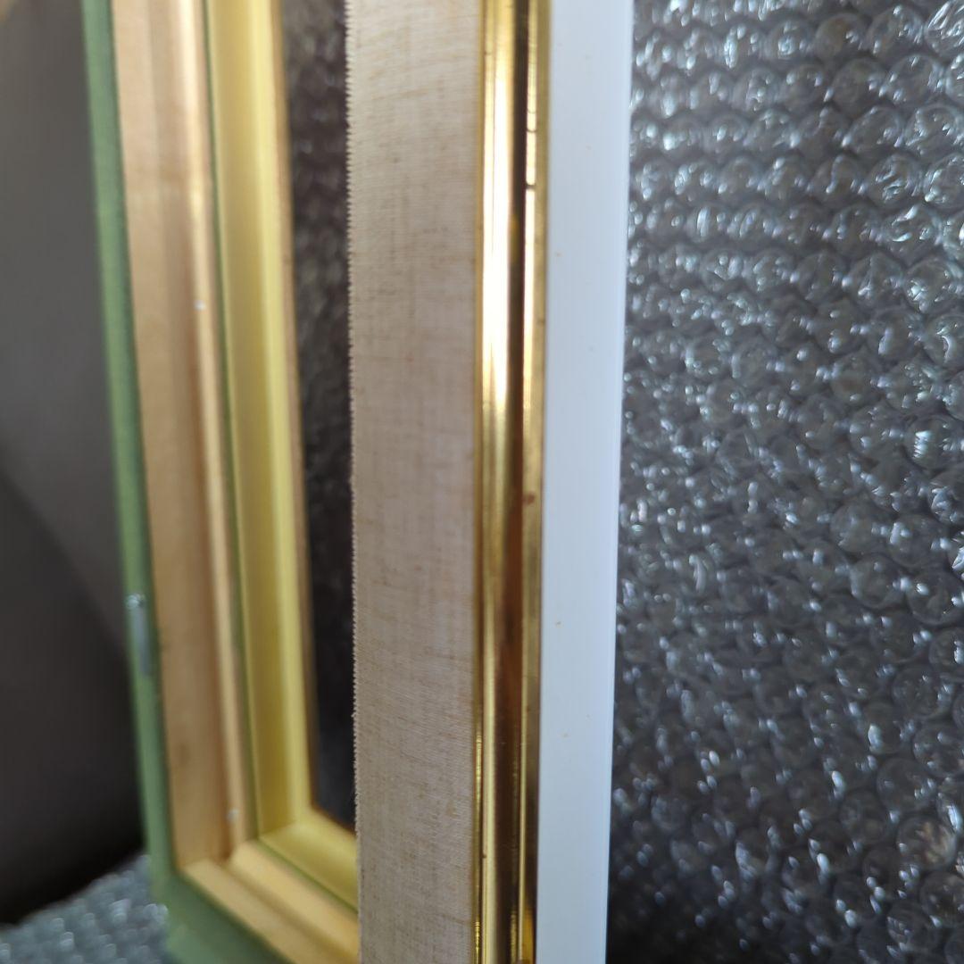 F10号油彩画 「恩原湖畔の白樺」No.48