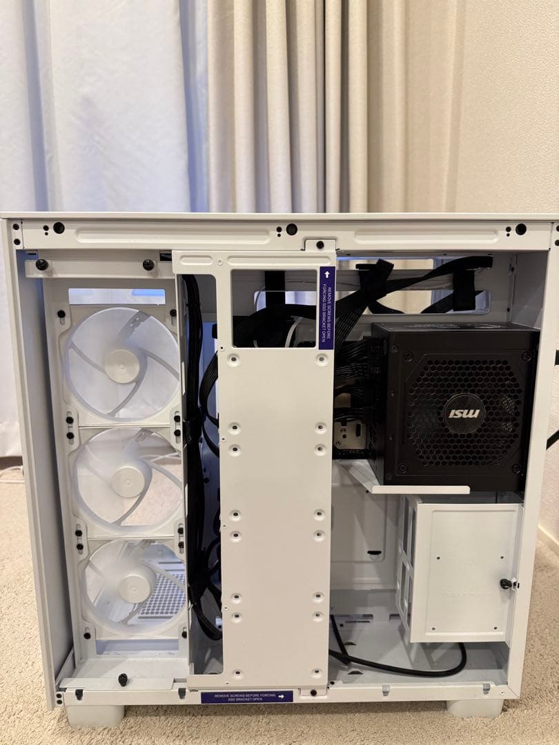 【動作品】MSI MAG X670E + NZXT H9 Flow 等パーツ一式