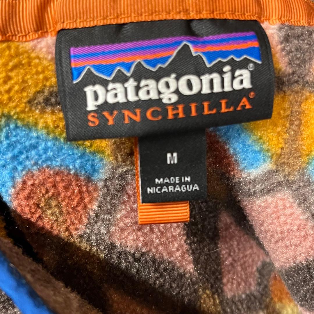 patagonia Fleece SYNCHILLA Snap-T 総柄