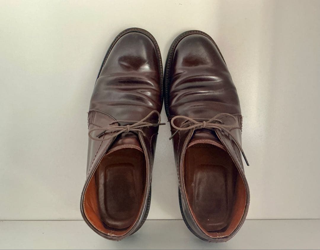 Alden 1339チャッカブーツ　US7D #8ダークバーガンディ