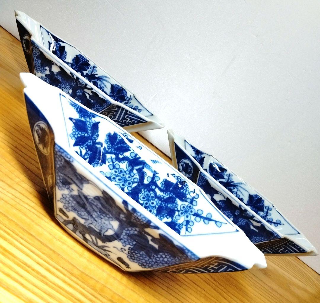 ☆ 平安三楽 清水焼 舟型鉢