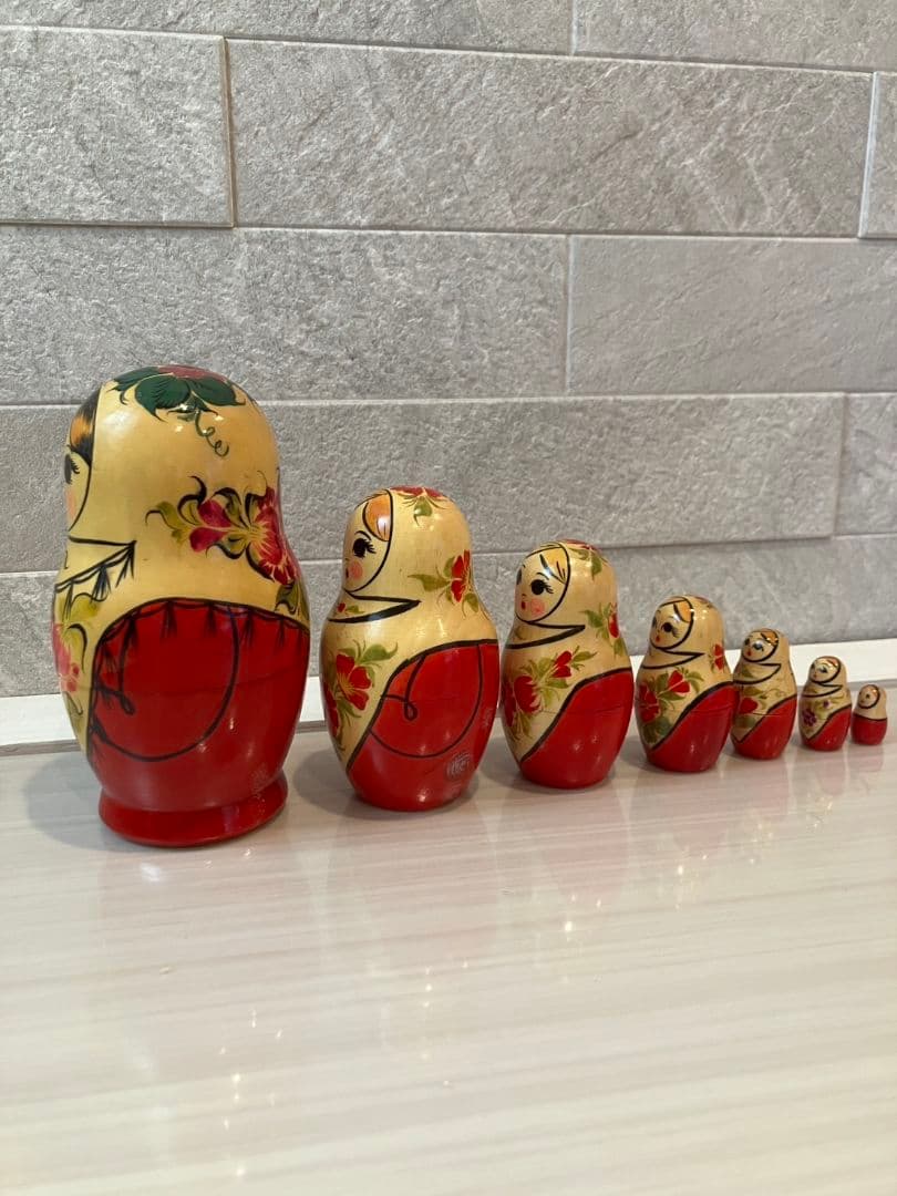 ビートルズマトリョーシカとマトリョーシカ2体セット