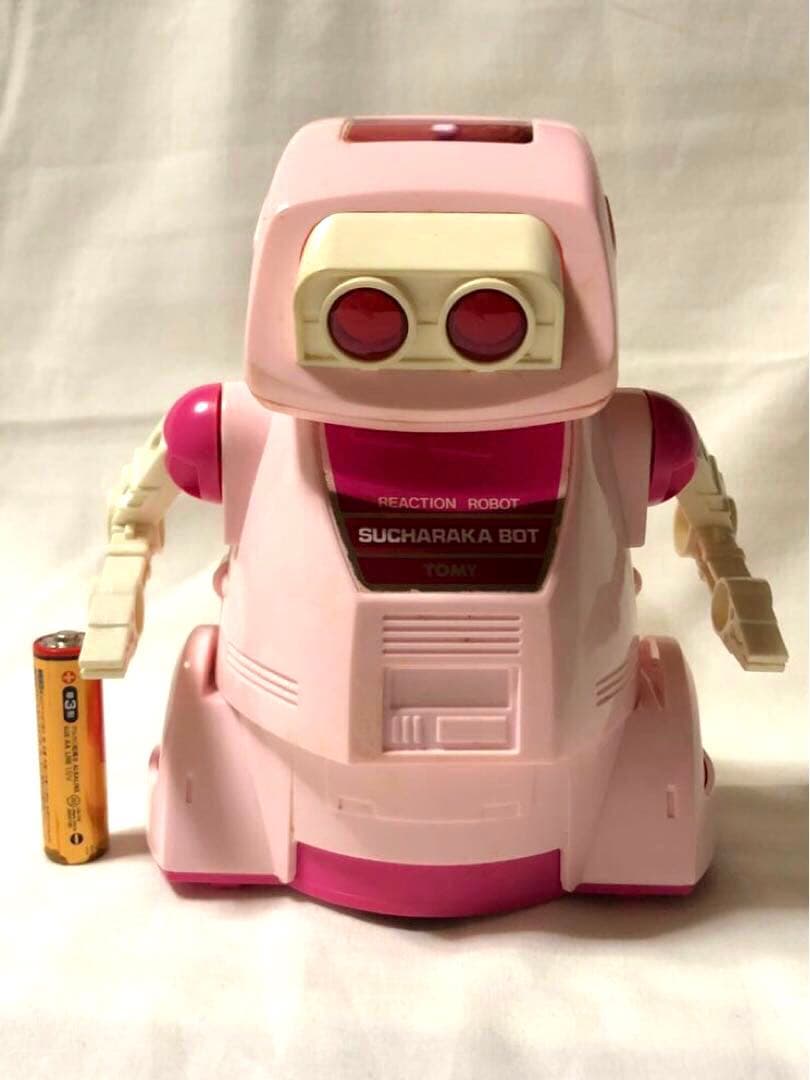 昭和レトロ　トミー　スチャラカボット　リアクションロボット　ピンク　希少
