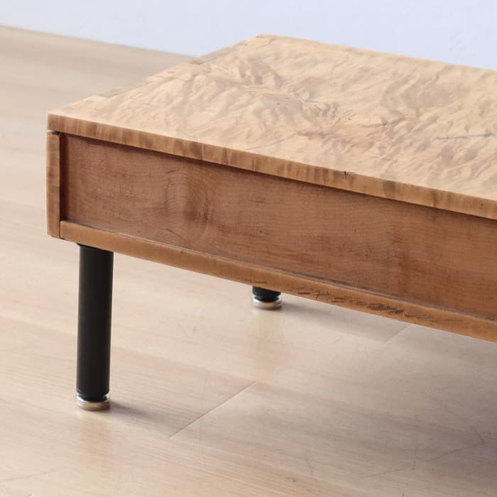 アンティーク トチ材 鉄脚 ローテーブル リノベーション 木製 無垢材