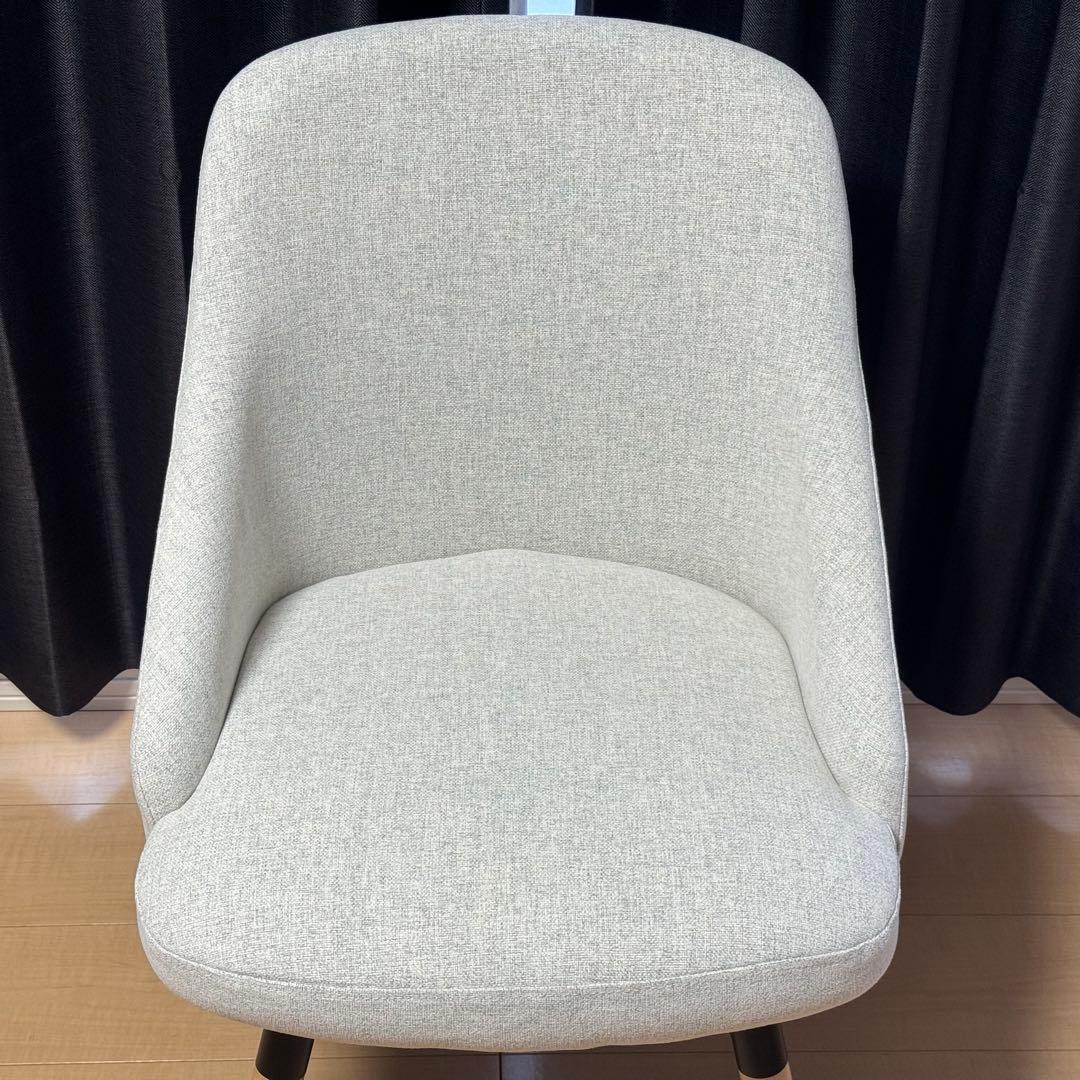 IKEA ヤンオロフ 2脚セット 回転ダイニングチェア ベージュ